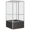 Image de Cage à oiseaux - Anthracite - 111x107x211,5 cm - Acier galvanisé - Extérieur - Grande taille