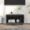 Image de Meuble TV Gris 60x35x35 cm Bois de pin massif