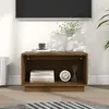 Image de vidaXL Meuble TV Marron miel 60x35x35 cm Bois de pin massif813827