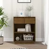 Image de Armoire console Marron miel 60x34x75 cm Bois de pin solide