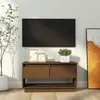 Image de vidaXL Meuble TV Marron miel 74x34x40 cm Bois de pin massif813842
