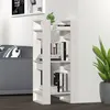 Image de Bibliothèque Séparateur de pièce Blanc 41x35x91 cm Pin solide