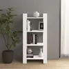Image de vidaXL Bibliothèque/Séparateur de pièce Blanc 60x35x125 cm Bois massif813885