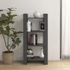 Image de vidaXL Bibliothèque/Séparateur de pièce Gris 60x35x125 cm Bois massif813886
