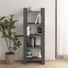Image de vidaXL Bibliothèque/Séparateur de pièce Gris 60x35x160 cm Bois massif813891