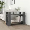 Image de Bibliothèque Séparateur de pièce Gris 80x35x56,5 cm Pin solide