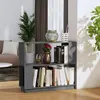Image de vidaXL Bibliothèque/Séparateur de pièce Gris 80x25x70 cm Pin massif814051