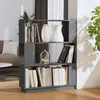 Image de vidaXL Bibliothèque/Séparateur de pièce Gris 80x25x101 cm Pin massif814056