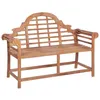 Image de vidaXL Banc de jardin 127x58,5x92,5 cm Bois massif de teck 319152