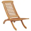 Image de Chaise de jardin pliable 50x90x69 cm Bois de teck massif