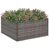 Image de Vidaxl Jardinière de Jardin, Grise, 80X80X40 Cm, Rotin PE