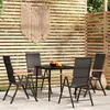 Image de vidaXL 5-delige Tuinset zwart3099120