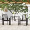 Image de vidaXL Ensemble de Salle à Manger de Jardin 3 pcs Mobilier à Dîner Table et Chaises de Repas Meubles de Terrasse Patio 3099203