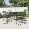 Image de vidaXL Mobilier à Dîner de Jardin 5 pcs, Ensemble à Manger avec Table et Chaise, Ensemble de Salon, Meubles de Terrasse 3099216