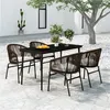 Image de vidaXL 5-delige Tuinset bruin3099247