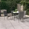 Image de vidaXL Ensemble de Salle à Manger de Jardin 5 pcs Mobilier à Dîner Table et Chaises de Repas Meubles de Terrasse Patio 3099408