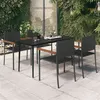 Image de vidaXL 5-delige Tuinset zwart3099421
