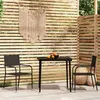 Image de vidaXL Ensemble de Salle à Manger de Jardin 3 pcs Mobilier à Dîner Table et Chaises de Repas Meubles de Terrasse Patio 3099589