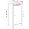 Image de Buffet 39x35x80 cm Bois massif de pin