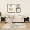 Image de vidaXL Bijzettafels 2 st 40x40x39 cm massief grenenhout zwart813793