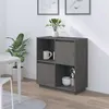 Image de vidaXL Buffet Gris 74x35x80 cm Bois massif de pin814351