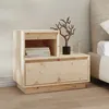 Image de Table de chevet 60x34x51 cm Bois de pin solide
