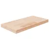 Image de Panneau d étagère 40x20x2,5 cm Bois de chêne massif non traité