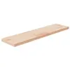 Image de vidaXL Plank 80x20x2,5 cm onbehandeld massief eikenhout342936