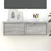 Image de vidaXL Tv-wandmeubel 60x26x18,5 cm bewerkt hout grijs sonoma eiken815079