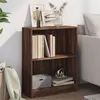 Image de Bibliothèque Chêne marron 60x24x76 cm Bois d ingénierie