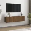 Image de Armoire murale TV Chêne marron 120x30x30 cm Bois d ingénierie