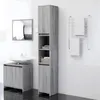 Image de Armoire de bain Sonoma gris 30x30x183,5 cm Bois d ingénierie