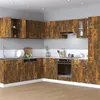 Image de Armoire suspendue Chêne fumé 60x31x60 cm Bois d ingénierie
