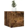 Image de Meuble TV mural Chêne fumé 30,5x30x30 cm