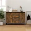 Image de Buffet Chêne fumé 104x35x70 cm Bois d ingénierie