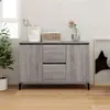Image de Buffet Sonoma gris 104x35x70 cm Bois d ingénierie