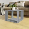 Image de Table basse Sonoma gris 40x40x30 cm Bois d ingénierie