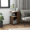 Image de Table d appoint Chêne marron 36x30x56 cm Bois d ingénierie