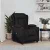 Image de Fauteuil inclinable électrique Noir Tissu