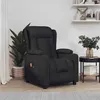 Image de vidaXL Massagestoel elektrisch stof zwart3098791