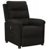 Image de vidaXL Fauteuil inclinable électrique Noir Tissu