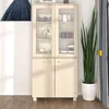 Image de vidaXL Buffet Armoire Latérale Meuble de Rangement Armoire de Rangement Armoire d'Appoint Salon Salle de Séjour Bois Massif de Pin Marron Miel