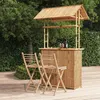 Image de vidaXL 3-delige Barset bamboe341741