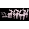 Image de vidaXL Kerstversiering rendieren en slee 320 LED's acryl3100423