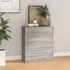 Image de Buffet avec 4 tiroirs 60x30,5x71 cm Sonoma gris