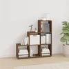 Image de Bibliothèque escalier Chêne marron 107 cm Bois d ingénierie