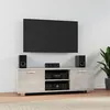 Image de vidaXL Meuble TV Gris béton 120x40,5x35 cm Bois d'ingénierie342618