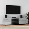 Image de vidaXL Meuble TV Sonoma gris 140x40,5x35 cm Bois d'ingénierie342627