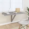 Image de Table murale pliable Sonoma gris 100x60x56 cm Bois d ingénierie