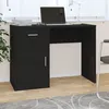 Image de vidaXL Bureau avec tiroir et armoire Noir 100x40x73 cm Bois ingénierie